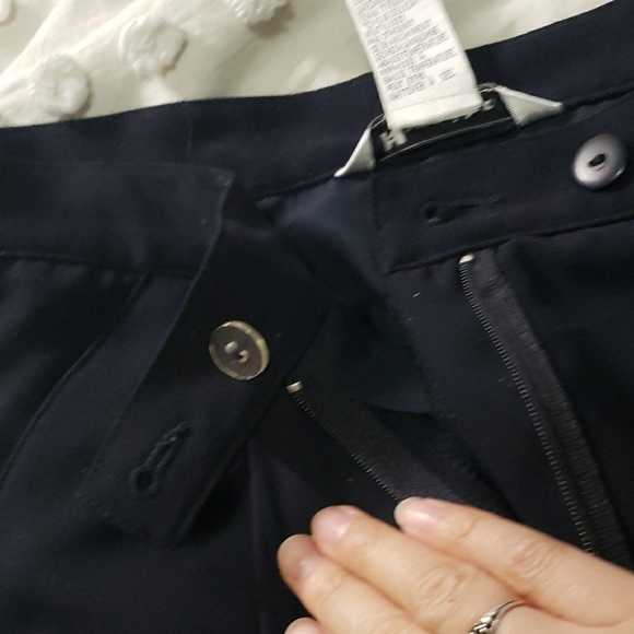Vintage women's Nygard Navy Blue Trousers - Picture 6 of 9